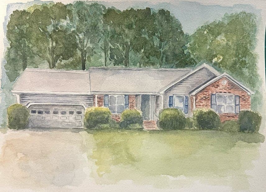 Watercolor artwork six