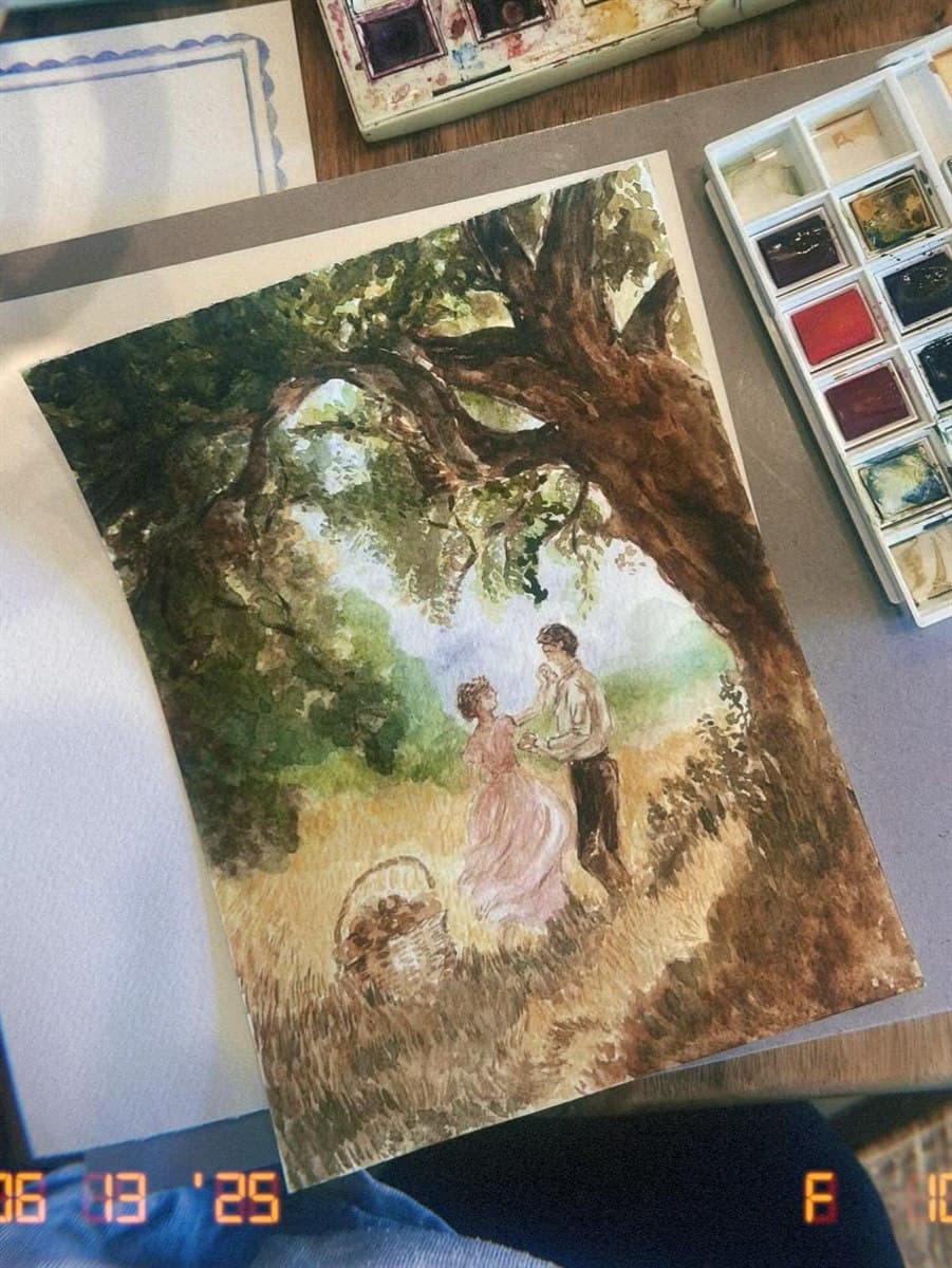 Watercolor artwork one