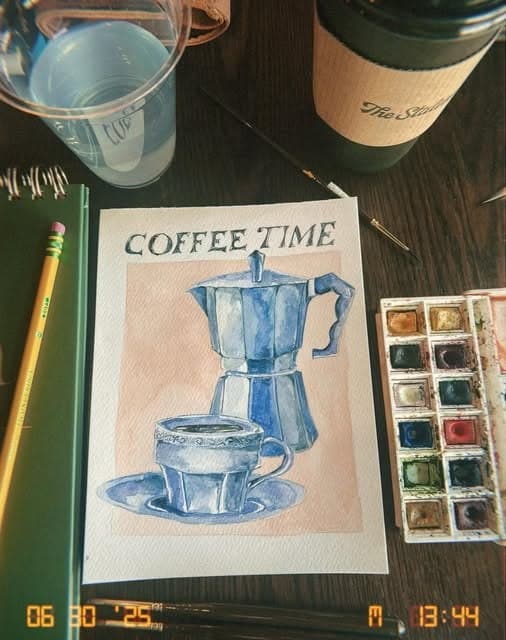 Watercolor artwork three